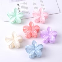 Usine Hawaii Plumeria fleur pince à cheveux 7cm/4cm oeuf fleur Barrettes en plastique pinces à cheveux pour la plage