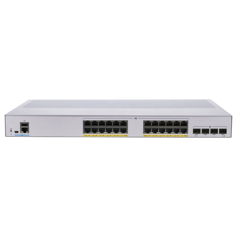 C1300 Series Switches 24 x 10/100/1000 Ethernet PoE+ Ports Network Switch with 4x 1G SFP+ uplinks C1300-24P-4G