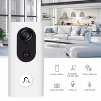Vision nocturne WiFi détection de mouvement travail Alexa et Google Home sonnette vidéo Tuya App Smart Home sonnette de porte sans fil caméra
