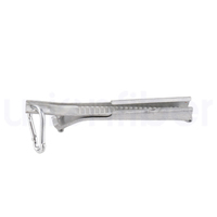 Collier de tension en acier galvanisé à chaud pour câble plat FTTH, collier d'ancrage de terminaison pour suspension aérienne