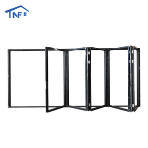 Casa su misura materiali da costruzione interni sottile Bifold porta orizzontale Bifold vetro porte Bi-fold - Product Image 3