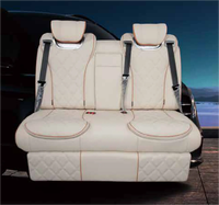 Siège de voiture en cuir électrique de luxe capitaine siège VIP canapé-lit banc pour Vito V classe Metris Sprinter w447 siège pilote alphard