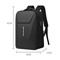Mochila HAIBOWY de moda, informal, duradera, para viajes de negocios, repelente al agua, con puerto de carga USB, de gran capacidad, para portátil.