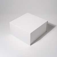 Boîte cadeau blanche mate personnalisée avec couvercle à charnière et insert de séparation, vente en gros, emballage pour compléments alimentaires, boissons probiotiques, bien-être