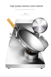 Machine à wok automatique commerciale en acier inoxydable Semikron, <span class=keywords><strong>robot</strong></span> de cuisine <span class=keywords><strong>chinois</strong></span> à gaz pour la préparation de riz frit - Product Image 2