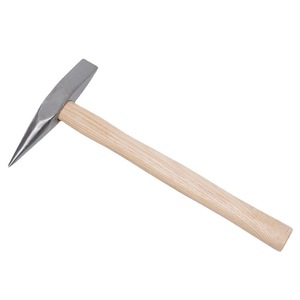 Marteau de dégivrage et de dégarnissage en acier OEM personnalisable avec manche en bois, pour soudure électrique et décapage de rouille, stock usine - Product Image 4
