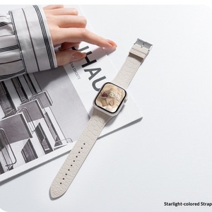 สายนาฬิกาข้อมือซิลิโคนลายลิ้นจี่กันน้ำ Upro สำหรับ Apple Watch ขนาด 45 มม. 41 มม. 42 มม. 38 มม. 44 มม. 40 มม. ซีรีส์ต่างๆ - Product Image 5