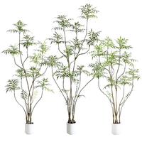 Plantes Artificielles Tropicales en Plastique de Qualité Supérieure, Résistantes aux UV, Faible MOQ, Vente en Gros de Gazon et de Verdure Artificiels