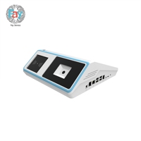 Caisse enregistreuse tactile capacitive noire et blanche de 10,1 pouces avec SDK et logo personnalisé pour supermarché, restaurant, comptoir d'accueil
