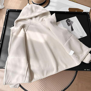 Chaqueta con Capucha para Hombre, de Forro <span class=keywords><strong>Polar</strong></span> de Doble Cara, Resistente al Viento, Cálida, con Cierre Completo y Logotipo Bordado Personalizado, Venta al Por Mayor - Product Image 5