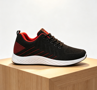 Chaussures de sport décontractées pour hommes, printemps-été, respirantes, en mesh, légères, à lacets, confortables, semelle extérieure en PVC souple, antidérapantes
