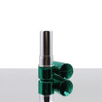 ZHENHAI Nouveau Tube de Rouge à Lèvres de Luxe Vert Électroplaqué Haute Qualité Brillant Métallique Imperméable Formule Végétalienne Sans Produits Chimiques