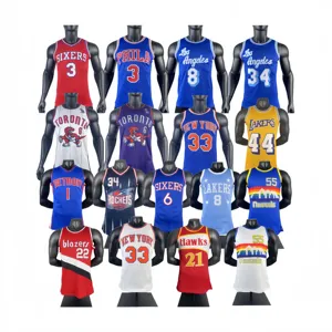 EUA M & N Estilo retro basquete jersey quickdry alta qualidade throwback basquete jersey basquete sports wear