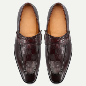 Chaussures Oxford en cuir formelles à enfiler, bout pointu, antidérapantes, imperméables, résistantes à l'usure, respirantes, avec soutien de la voûte plantaire, toutes saisons, habillées - Product Image 3