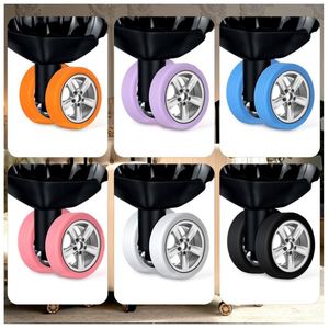New Arrived Silicone Heavy Duty Caster Wheel Cover Luggage Wheels Cover Desk <b>Protectors</b> Luggage Suitcase Wheels Covers - Product Image 4