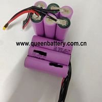 Batterie QB QB18650 22V 6S 18650 30Q INR18650-30Q VTC5/VTC6 3000mAh Anode NCM, durée de vie 500 cycles, garantie 6 mois, certifiée KC/CE