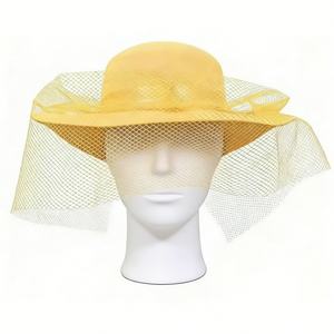 Chapeau Fedora Rétro Élégant avec Voile en Résille pour le Kentucky Derby, Tenues Habillées et Décontractées Toutes Saisons - Product Image 5