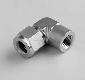Stainless Steel 304 Instrument Compression Union Elbow with Female NPT