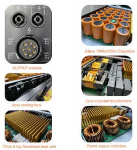 Profession eller digitaler Audio-Leistungs verstärker DSP LA8X Digitaler Audio-Verstärker mit DSP 4-Kanal-2000-W-Verstärker <span class=keywords><strong>LA12X</strong></span> - Product Image 4
