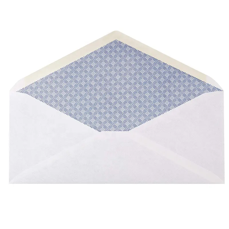 Atacado #10 Envelopes de negócios em branco sem janela Flap Gummed 4 1/8x9 1/2 em pacote com 500