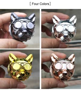 Ambientador de coche de lujo con cabezas dobles de Bullydog Perfume de Clip de ventilación de plástico personalizado con gafas Perfume de coche estilo de lujo - Product Image 6