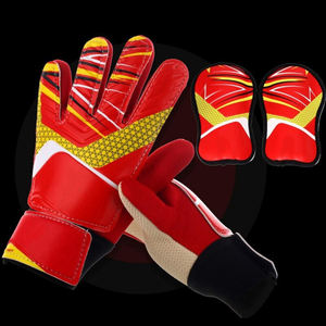 Venta al por mayor en stock guantes de portero de fútbol tamaño de los dedos transpirables con características de protección - Product Image 6
