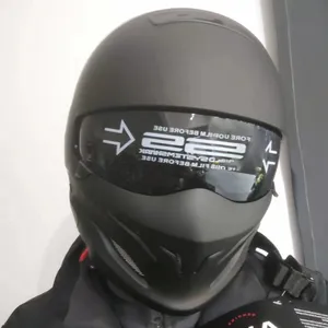Kann das Kinn abreißen Retro Fashion Indian Scorpion klassischer Helm Herren ATV DOT Motorrad helm