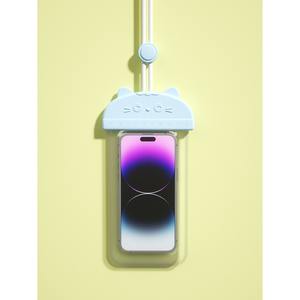 Funda impermeable para teléfono con cordón, diseño de gato de dibujos animados, para nadar, pescar, uso al aire libre - Product Image 2