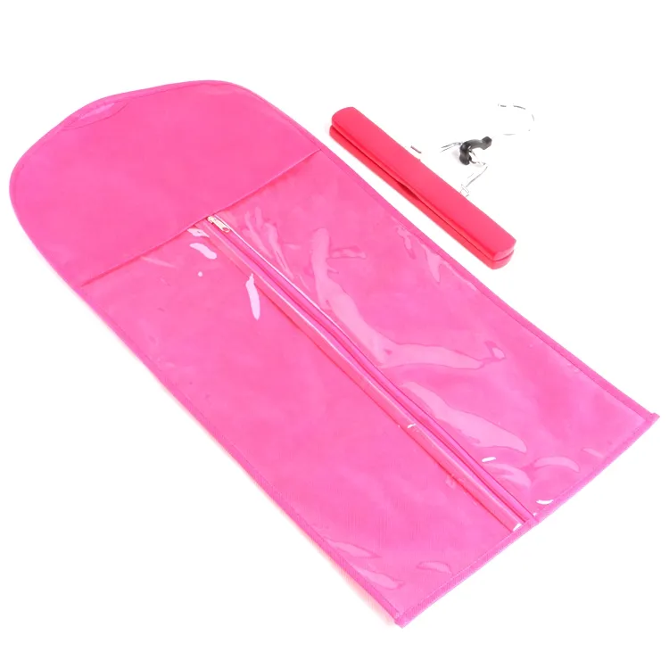 / Hair Extension Carrier Storage Suit Case Bag Dust Proof Hair Extensions Bag 10 Sets Black/pink/white Cotton Antistatic Accept