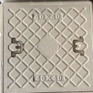 SMC Composite SMC Fibra de vidrio GRP Cubiertas de boca eléctricas cuadradas herméticas FRP selladas para aplicaciones de alcantarillado vial - Product Image 2