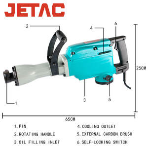 65 мм Электрический отбойный молоток, легко переносной отбойный молоток/сверло с номинальным напряжением 220 В - Product Image 4