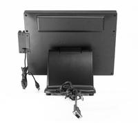 Monitor LED de 15 Pulgadas 4:3 con Carcasa de Aluminio MSR, Ángulo Ajustable, para Caja Registradora, Tienda Minorista, Precio de Fábrica OEM ODM