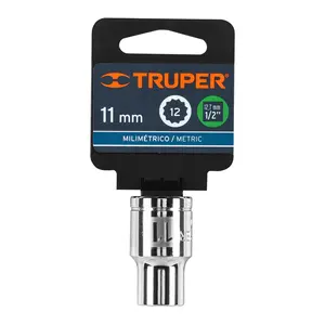 Juego de Llaves de Tubo de 11 mm, 12 Puntas, Accionamiento de 1/2'', Marca TRUPER - Product Image 4