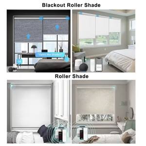 Rideaux <span class=keywords><strong>de</strong></span> fenêtre à rouleau électrique moteur tubulaire intégré horizontal pour chambre salon balcon détection <span class=keywords><strong>de</strong></span> <span class=keywords><strong>blocage</strong></span> extérieur - Product Image 6