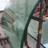 Verre trempé stratifié épaissi et alvéolé pour auvent extérieur, pare-soleil anti-impact, éclairage décoratif solaire pour hôtel