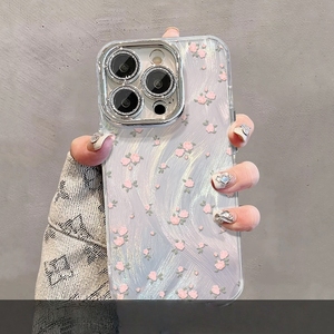 Custodia <span class=keywords><strong>Protettiva</strong></span> Antiurto Fashion con Fiori Schiacciati e Laser Viola per <span class=keywords><strong>iPhone</strong></span> 17 Air, 16 Pro, 15, 14, 13 Pro Max, 12, 11, <span class=keywords><strong>XR</strong></span>, XS Max - Product Image 5
