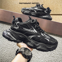 Chaussures de marche sportives pour hommes de haute qualité, respirantes, légères, avec semelle à coussin d'air, design tendance et décontracté, confortables pour l'hiver