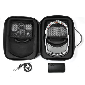 Étui de transport rigide en cuir tout-en-un pour <span class=keywords><strong>Apple</strong></span> Vision Pro Virtual Reality VR Headset Accessories - Product Image 5