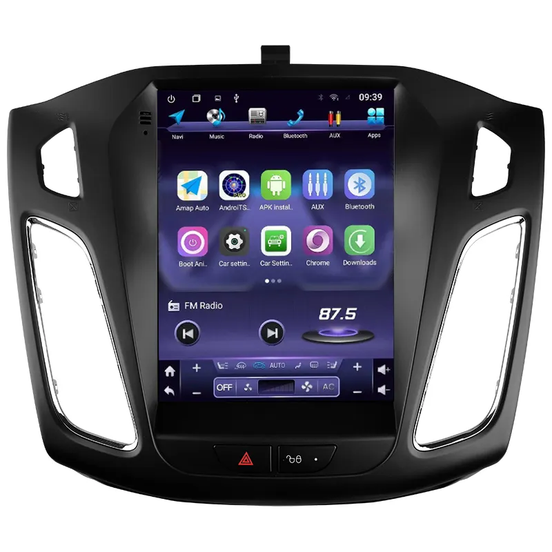 TS10 FYT7862 Ford Focus 3 için Mk 3 2011 - 2019 android radyo araba stereo DVD OYNATICI araba Video ses android oyuncu