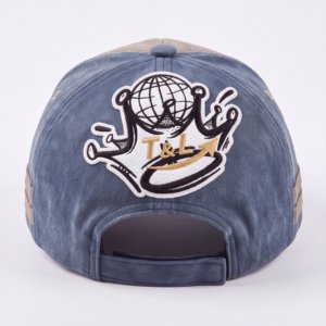 Casquettes de camping 5 panneaux en faux daim avec broderie chenille 3D et logo personnalisé, vente en gros, fabricant OEM ODM - Product Image 6