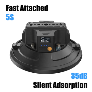 Ventouse électrique haute puissance en alliage d'aluminium de 6 pouces, étanche, <span class=keywords><strong>à</strong></span> dégagement rapide, force d'aspiration robuste pour caméra d'<span class=keywords><strong>action</strong></span> - Product Image 4