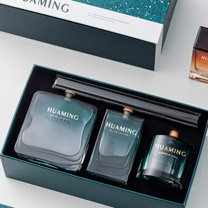 Diffuseur de parfum en verre irrégulier 3 tailles, OEM ODM Marque Privée, Cadeau <span class=keywords><strong>d</strong></span>'entreprise, Hôtel, Suite, Mariage, Coffret de luxe - Product Image 1
