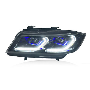 SJC ไฟหน้าแบบคู่สไตล์ V2อัตโนมัติสำหรับ BMW 3ชุด <span class=keywords><strong>E90</strong></span> E91 2005-2012ไฟหน้าแบบ DRL สีเหลืองสีขาว335i 325i 330i สำหรับ <span class=keywords><strong>E90</strong></span> M3 - Product Image 2