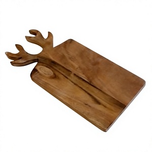 Dishwasher Safe Handmade Eco-friendly Sustainable Durable Wooden Rectangle Knife Handle Chopping Board Food Serving Tray 0.4cm - Product Image 5
