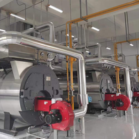 HARGA TERBAIK 1 2 3 4 ton ketel uap Gas industri Horizontal baru