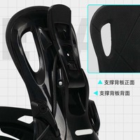 Fixations de snowboard durables à libération rapide et ajustables pour snowboarder
