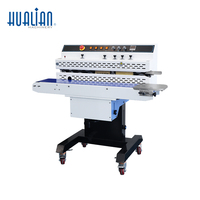 FRM-1120W HUALIAN Type de peinture Snacks alimentaires Machine à sceller à bande continue avec imprimante