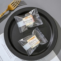 Sacs d'emballage pour pâtisserie flocon de neige, qualité alimentaire, scellés à la machine, transparents, pour biscuits, aliments pour bébés, aliments pour animaux, personnalisables