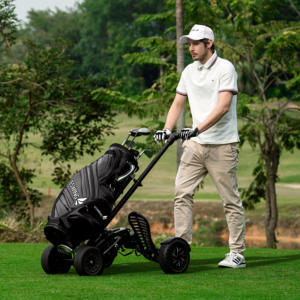 Voiturette de golf électrique pliable, alternative au mini-golf, 4 roues, moteur sans balais, légère, batterie amovible, étanche, en aluminium - Product Image 2