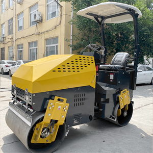 מכבש כבישים 2 טון, מכבש כבישים רטט כפול תוף, מכבש דחיסה לכבישים אספלטיים - Product Image 6